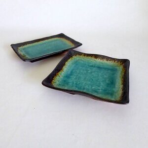 NEW VINTAGE JAPAN TRADITIONAL JAPANESE FINE CERAMIC 2 PIECE DISH SET (NEW)
